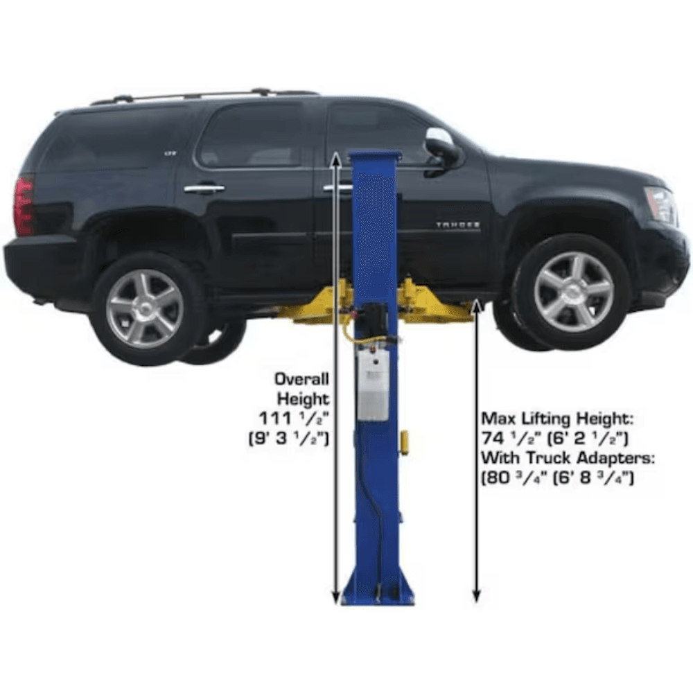 9000 LB Baseplate 2-Post Lift – Atlas 9KBPX - Image 5