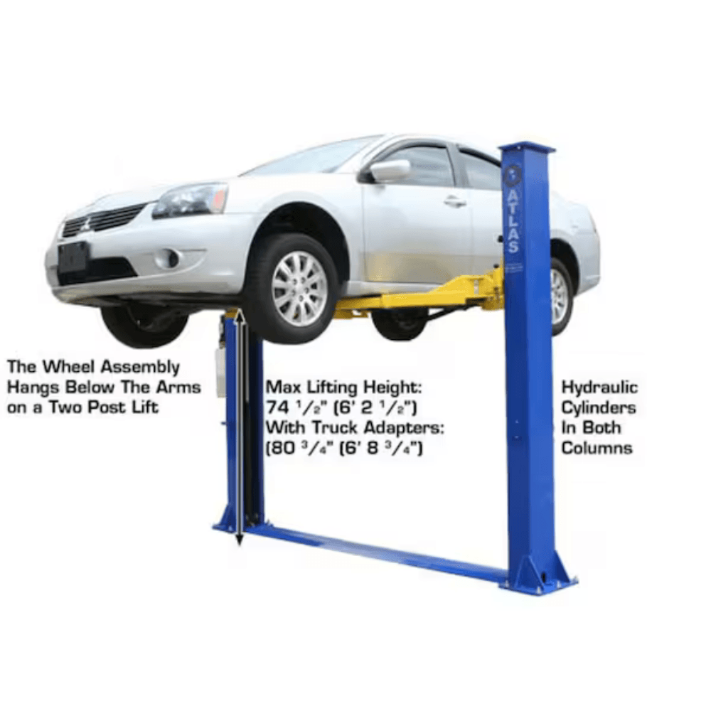 9000 LB Baseplate 2-Post Lift – Atlas 9KBPX - Image 7