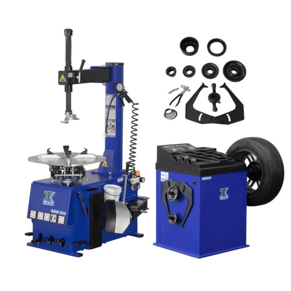 2.0 HP Tire Changer And Wheel Balancer Machine Combo 580 & 690 - Image 7