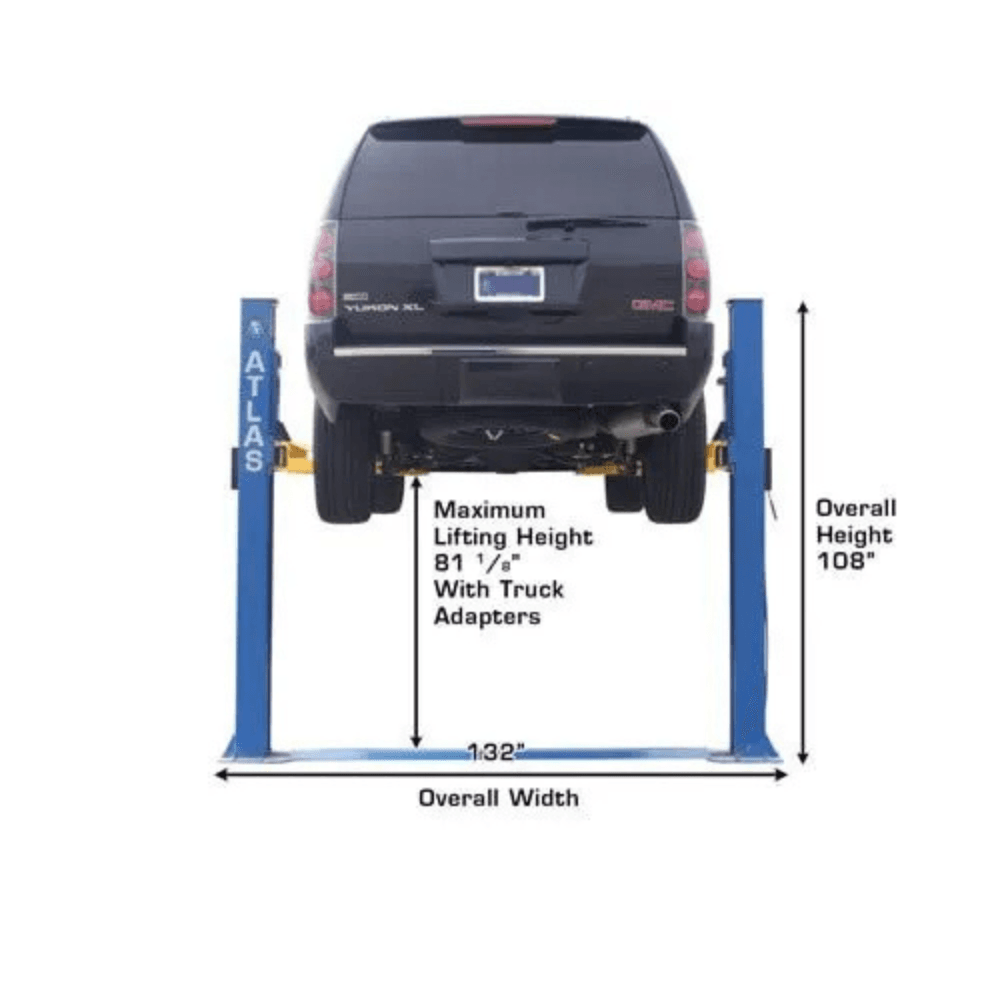 Atlas 8000 Lb Capacity Baseplate 2-Post Lift - Image 3