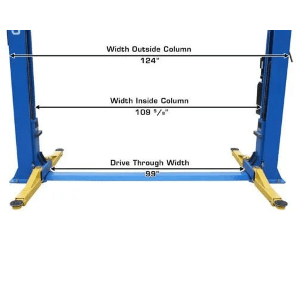 Atlas 8000 Lb Capacity Baseplate 2-Post Lift - Image 6
