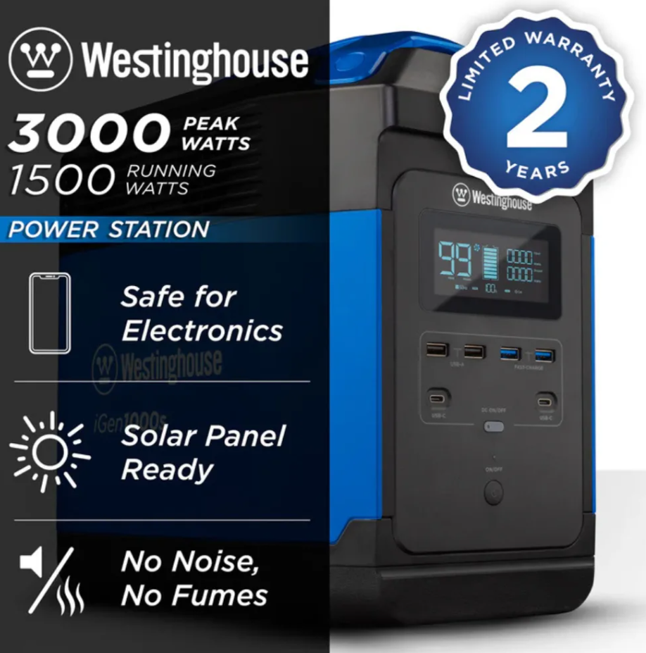 WESTINGHOUSE iGEN1000S PORTABLE POWER STATION - Image 11