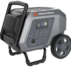 Yard Force Portable Power Station 2400-Watt Continuous 4800-Watt Peak, Bluetooth speaker, WIFI connection, Wireless Charging, RV 30A plug, LED light